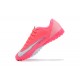 Nike Mercurial Vapor 13 Academy TF Pink White Low-top For Men Soccer Cleats