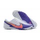 Nike Mercurial Vapor 13 Academy TF Purple Yellow White Low-top For Men Soccer Cleats 
