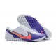 Nike Mercurial Vapor 13 Academy TF Purple Yellow White Low-top For Men Soccer Cleats