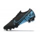 Nike Mercurial Vapor 13 Elite FG Black Blue Low-top For Men Soccer Cleats 