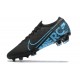 Nike Mercurial Vapor 13 Elite FG Black Blue Low-top For Men Soccer Cleats