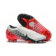 Nike Mercurial Vapor 13 Elite FG Black Red White Low-top For Men Soccer Cleats