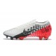 Nike Mercurial Vapor 13 Elite FG Black Red White Low-top For Men Soccer Cleats 