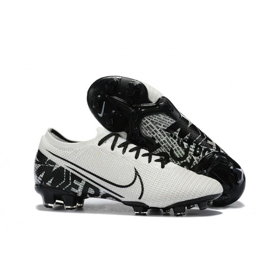 Nike Mercurial Vapor 13 Elite FG Black White Green Blue Low-top For Men Soccer Cleats 