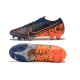 Nike Mercurial Vapor 13 Elite FG Blue Orange Low-top For Men Soccer Cleats 