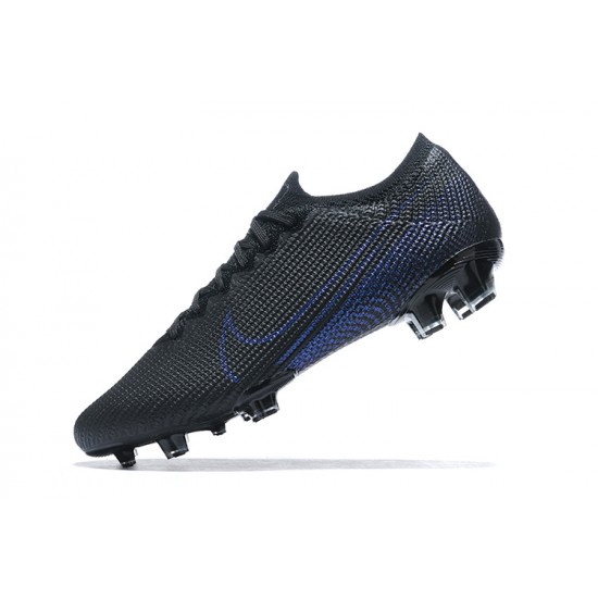 Nike Mercurial Vapor 13 Elite FG Blue Purple Black Low-top For Men Soccer Cleats 