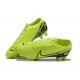 Nike Mercurial Vapor 13 Elite FG Green Black Low-top For Men Soccer Cleats 