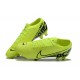 Nike Mercurial Vapor 13 Elite FG Green Black Low-top For Men Soccer Cleats