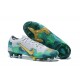 Nike Mercurial Vapor 13 Elite FG Green Gold White Low-top For Men Soccer Cleats 