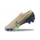 Nike Mercurial Vapor 13 Elite FG Khaki Green Blue Low-top For Men Soccer Cleats 