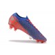 Nike Mercurial Vapor 13 Elite FG LightBlue Orange Low-top For Men Soccer Cleats 