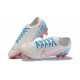 Nike Mercurial Vapor 13 Elite FG LightBlue Orange White Low-top For Men Soccer Cleats