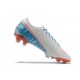 Nike Mercurial Vapor 13 Elite FG LightBlue Orange White Low-top For Men Soccer Cleats 