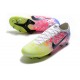 Nike Mercurial Vapor 13 Elite FG Low-Top Pink Yellow Blue Men Soccer Cleats 