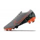 Nike Mercurial Vapor 13 Elite FG Orange Gray Black Green Low-top For Men Soccer Cleats