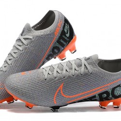 Nike Mercurial Vapor 13 Elite FG Orange Gray Black Green Low-top For Men Soccer Cleats 