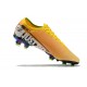 Nike Mercurial Vapor 13 Elite FG Orange Yellow Red Black Low-top For Men Soccer Cleats