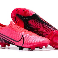 Nike Mercurial Vapor 13 Elite FG Pink Black Gray Low-top For Men Soccer Cleats 