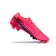 Nike Mercurial Vapor 13 Elite FG Pink Black Gray Low-top For Men Soccer Cleats 