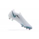 Nike Mercurial Vapor 13 Elite FG Pink Blue White Low-top For Men Soccer Cleats 