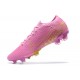 Nike Mercurial Vapor 13 Elite FG Pink Gold Low-top For Men Soccer Cleats 