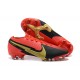 Nike Mercurial Vapor 13 Elite FG Red Black Gold Low-top For Men Soccer Cleats