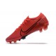 Nike Mercurial Vapor 13 Elite FG Red Black Low-top For Men Soccer Cleats 