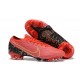 Nike Mercurial Vapor 13 Elite FG Red Black Orange Low-top For Men Soccer Cleats 