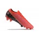 Nike Mercurial Vapor 13 Elite FG Red Black Orange Low-top For Men Soccer Cleats 