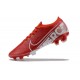 Nike Mercurial Vapor 13 Elite FG Red White Low-top For Men Soccer Cleats