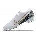 Nike Mercurial Vapor 13 Elite FG White Black Gold Green Low-top For Men Soccer Cleats