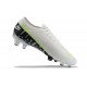 Nike Mercurial Vapor 13 Elite FG White LightGreen Black Low-top For Men Soccer Cleats