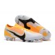 Nike Mercurial Vapor 13 Elite FG Yellow Orange Black White Low-top For Men Soccer Cleats