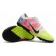 Nike Mercurial Vapor 13 Pro TF Low-Top Pink Yellow Blue Men Soccer Cleats 