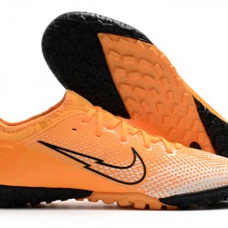 Nike Mercurial Vapor 13 Pro TF Orange Black Men Soccer Cleats 