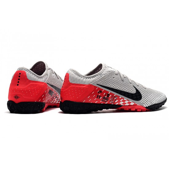 Nike Mercurial Vapor 13 Pro TF Sliver Red Men Soccer Cleats 