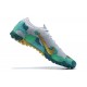 Nike Mercurial Vapor 7 Elite RB Mds IC Green Gray Gold Low-top For Men Soccer Cleats 