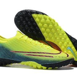 Nike Mercurial Vapor 7 Elite RB Mds IC Green Yellow Red Low-top For Men Soccer Cleats 