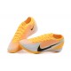 Nike Mercurial Vapor 7 Elite RB Mds IC Yellow White Black Low-top For Men Soccer Cleats