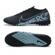 Nike Mercurial Vapor 7 Elite TF Black Gray Low-top For Men Soccer Cleats 