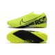 Nike Mercurial Vapor 7 Elite TF Black Green Low-top For Men Soccer Cleats 
