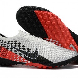 Nike Mercurial Vapor 7 Elite TF Black Orange White Low-top For Men Soccer Cleats 