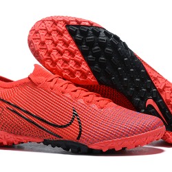 Nike Mercurial Vapor 7 Elite TF Black Red Blue Low-top For Men Soccer Cleats 