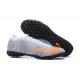 Nike Mercurial Vapor 7 Elite TF Black White Orange Low-top For Men Soccer Cleats