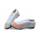 Nike Mercurial Vapor 7 Elite TF Black White Orange Low-top For Men Soccer Cleats