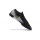 Nike Mercurial Vapor 7 Elite TF Black Yellow Gold White Low-top For Men Soccer Cleats 