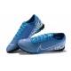 Nike Mercurial Vapor 7 Elite TF Blue White Black Low-top For Men Soccer Cleats