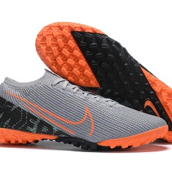 Nike Mercurial Vapor 7 Elite TF Orange Black Gray Low-top For Men Soccer Cleats 