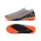 Nike Mercurial Vapor 7 Elite TF Orange Black Gray Low-top For Men Soccer Cleats 