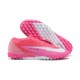 Nike Mercurial Vapor 7 Elite TF Pink White Low-top For Men Soccer Cleats 